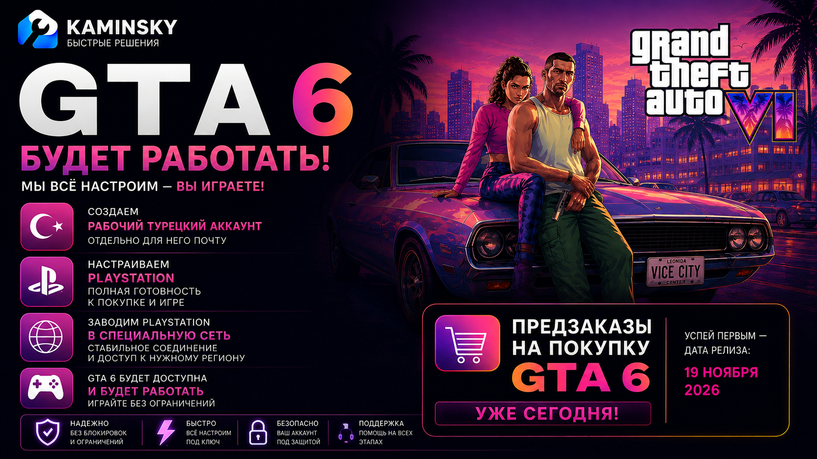 Подготовка PlayStation к покупке и предзаказу GTA 6